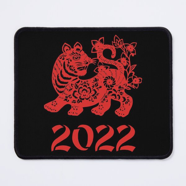 Item preview, Chinese red tiger for new year 2022 designed and sold by Byfab.