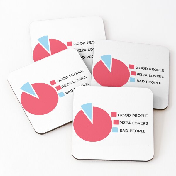 Item preview, Good People Eat Good Pizza-Comparison Diagram designed and sold by player-502.