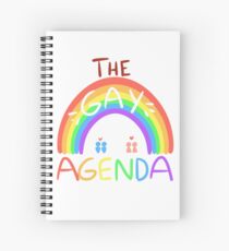 The Gay Agenda Spiral Notebook