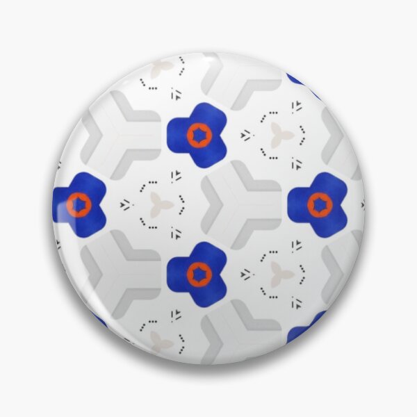 Item preview, Blue flower pattern  designed and sold by Weather gifts .