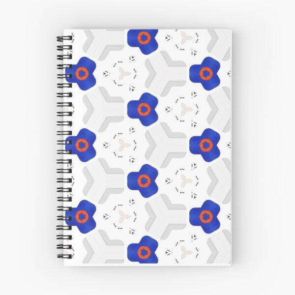Item preview, Blue flower pattern  designed and sold by Weather gifts .