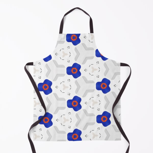 Item preview, Blue flower pattern designed and sold by Weather gifts .