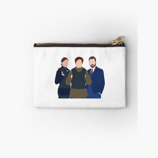 Item preview, Illustration of the characters Joanne Davidson, Kate Fleming and Steve Arnott from the TV show Line of Duty designed and sold by CrimeDesigns.