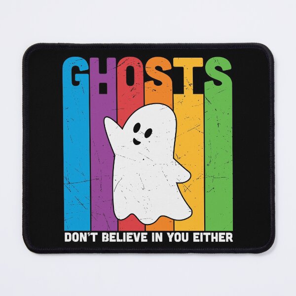 Item preview, Ghosts Don't Believe in You Either (Apple Rainbow) designed and sold by murkyswamp.