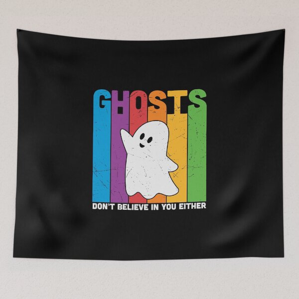 Item preview, Ghosts Don't Believe in You Either (Apple Rainbow) designed and sold by murkyswamp.