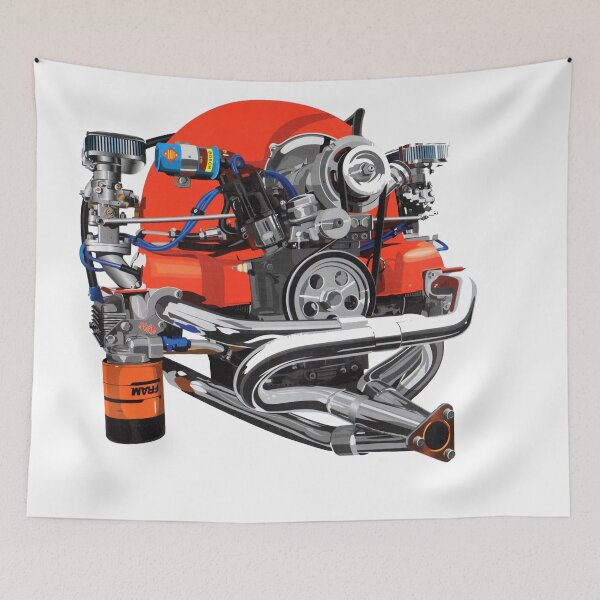 Item preview, flat 4 engine designed and sold by WilArt02.