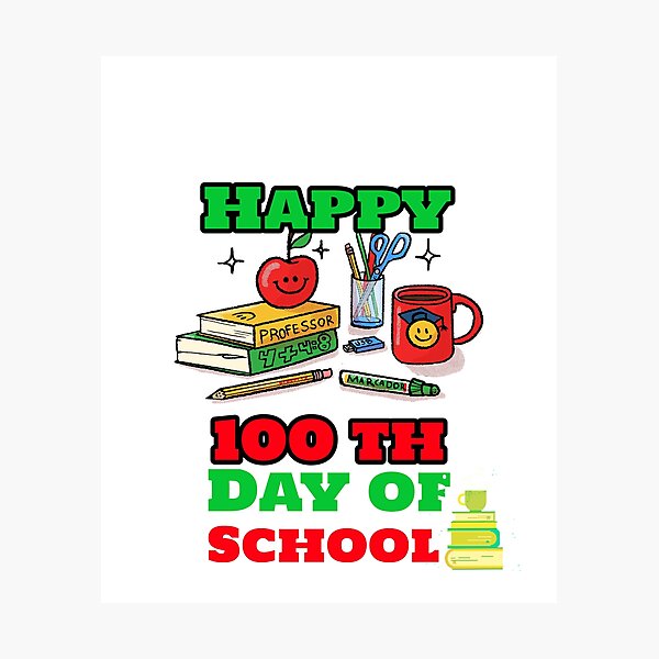 Item preview, Funny happy 100 day of school  designed and sold by beautifulworld9.