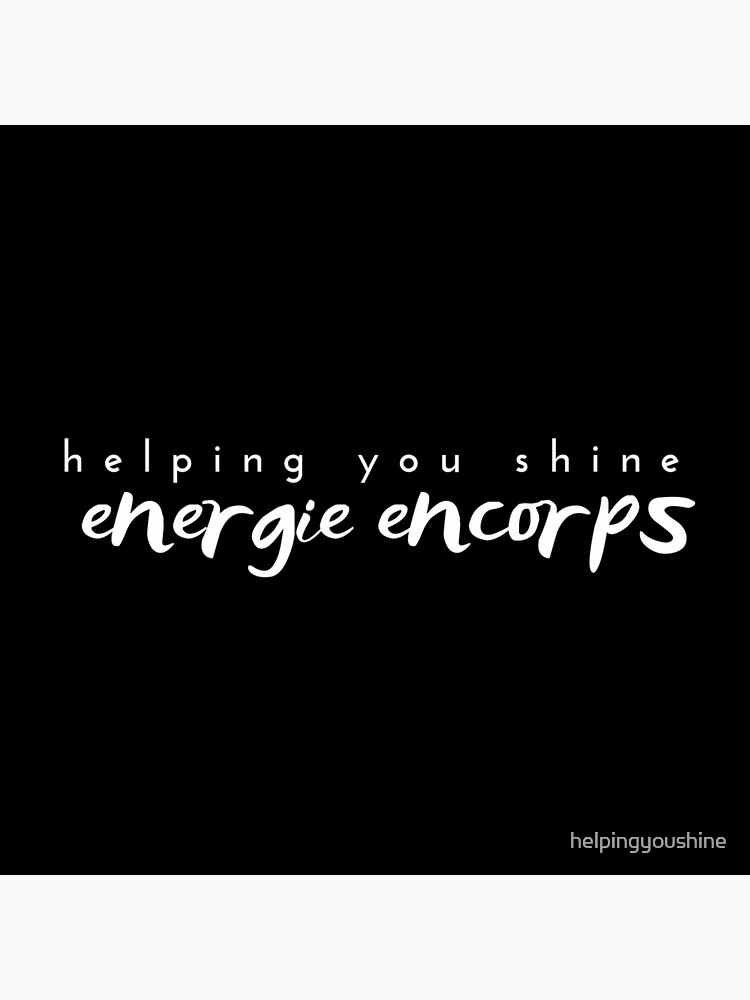Thumbnail 2 of 2, Tote Bag, Energie EnCorps -white designed and sold by helpingyoushine.