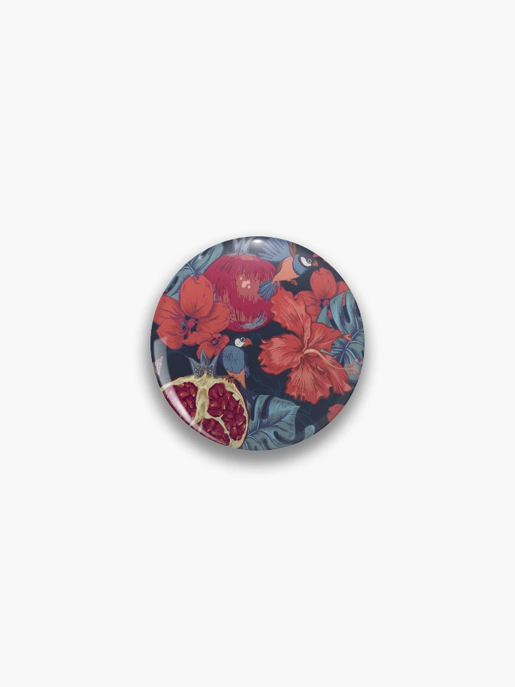 Thumbnail 1 of 3, Pin, Tropical pattern designed and sold by Nilevolution.