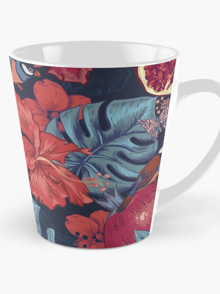 Thumbnail 1 of 4, Coffee Mug, Tropical pattern designed and sold by Nilevolution.