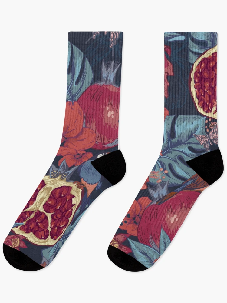 Thumbnail 1 of 5, Socks, Tropical pattern designed and sold by Nilevolution.