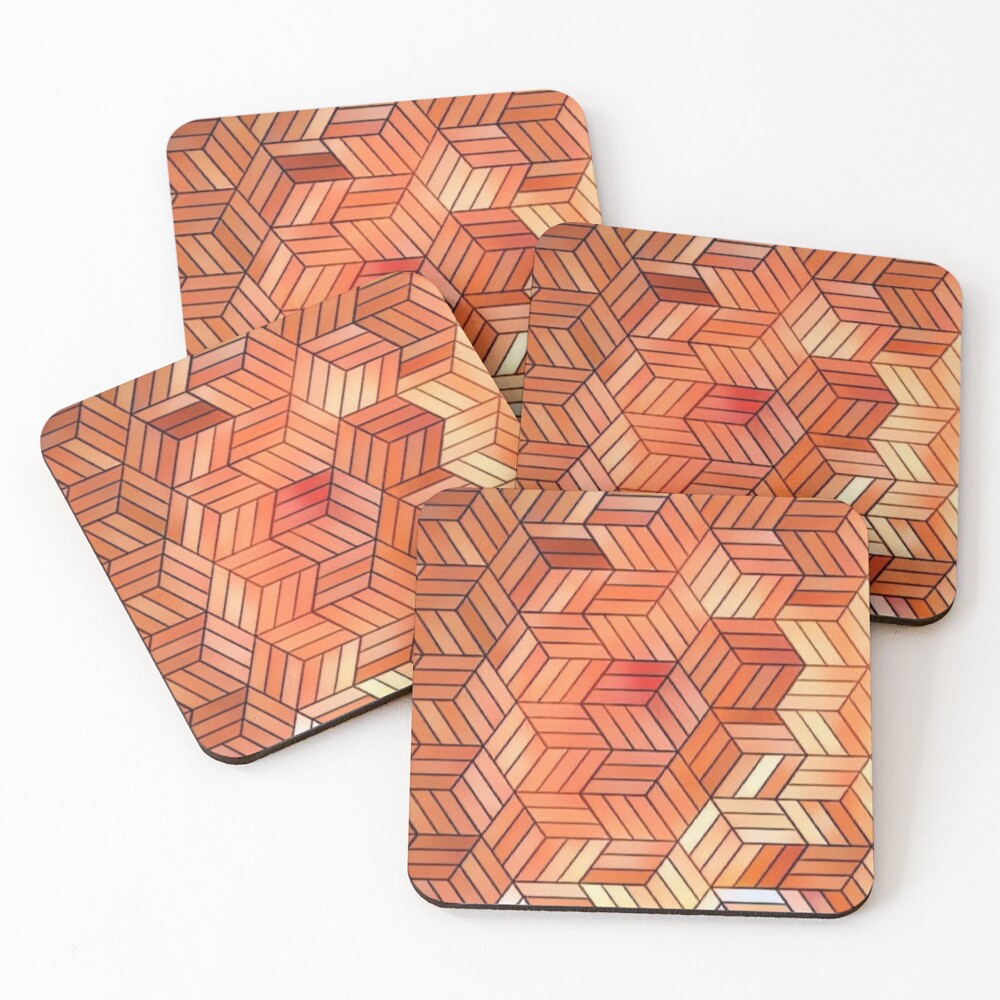 Item preview, Coasters (Set of 4) designed and sold by gradientbubble.