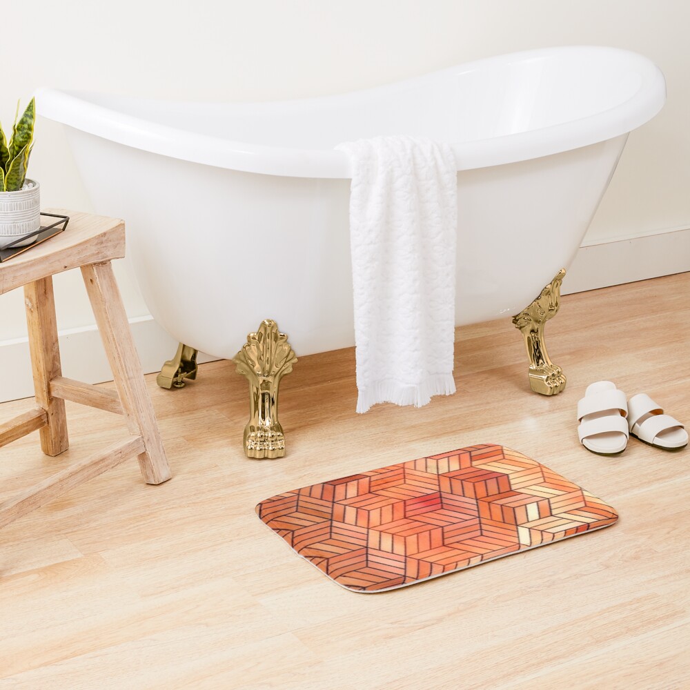 Item preview, Bath Mat designed and sold by gradientbubble.