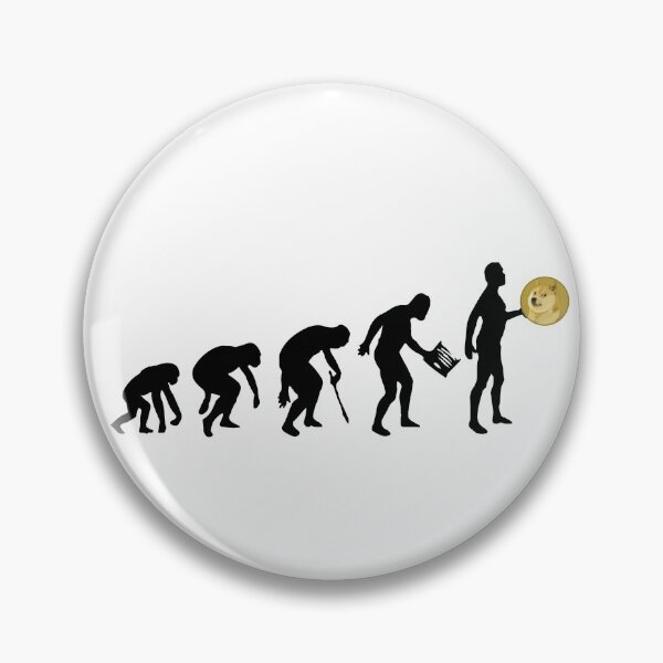 Item preview, dogecoin evolution designed and sold by NiceShirtY.