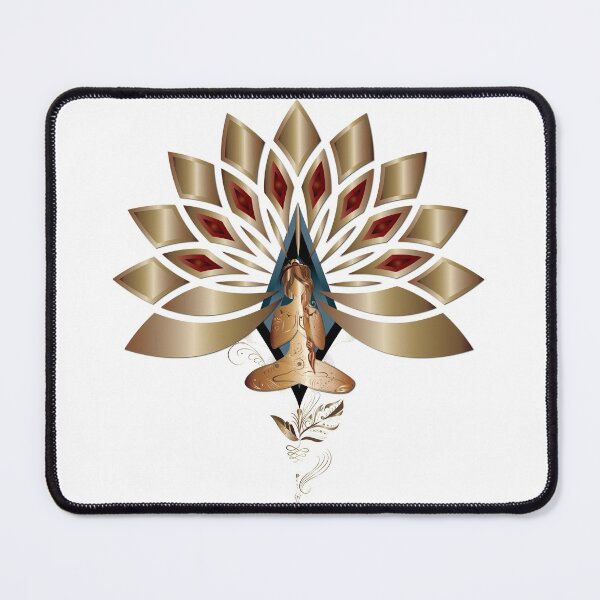 Item preview, Yoga Symbol With Lotus designed and sold by Nobiya.