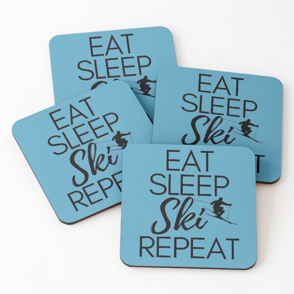 Item preview, Eat sleep ski repeat designed and sold by travelnerd.