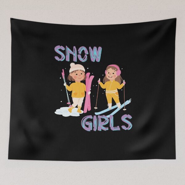 Item preview, Cute Snow Girls Ready For Ski designed and sold by The-Muse.
