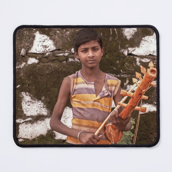 Item preview, Young Indian musician with sitar designed and sold by indiafrankk.