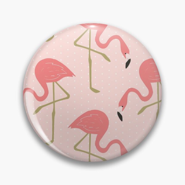 Item preview, Dotted Flamingo Pattern in Soft Pink Hues designed and sold by Jelisandie.