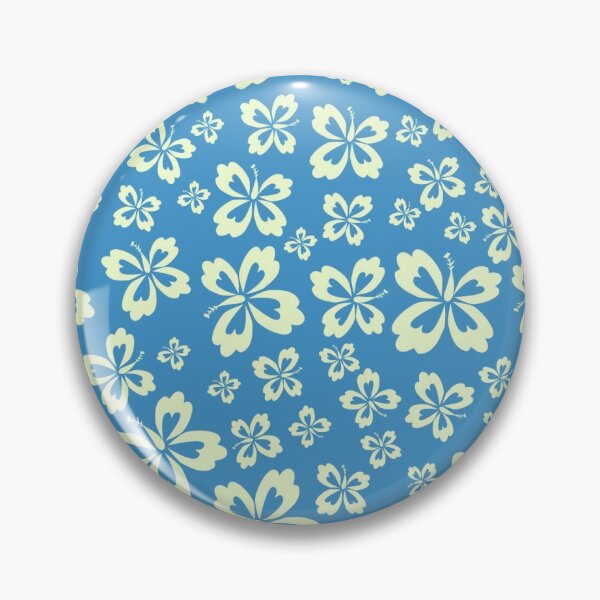 Item preview, Blue and Light Green Lilies Summer Pattern designed and sold by Missing In Art.