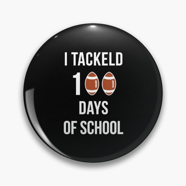 Item preview, I Tackled 100 Days Of School 100th Day Party Football designed and sold by Luxury-Outfits.