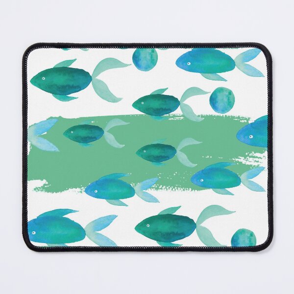 Item preview, A pattern of swimming fish designed and sold by ChatterFox.
