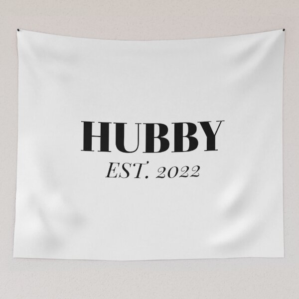 Item preview, Hubby Est 2022 (black) designed and sold by Allyoudois.