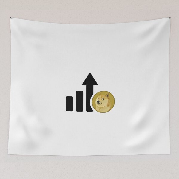 Item preview, dogecoin up designed and sold by NiceShirtY.