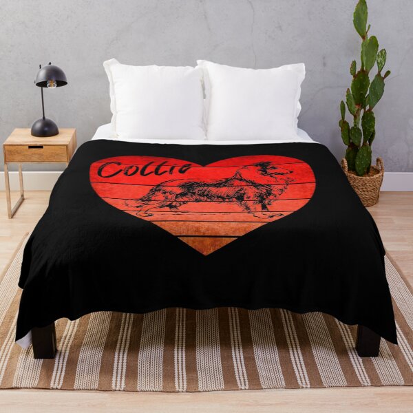 Item preview, Collie Valentine, Vintage Heart Sunset  designed and sold by ACC .