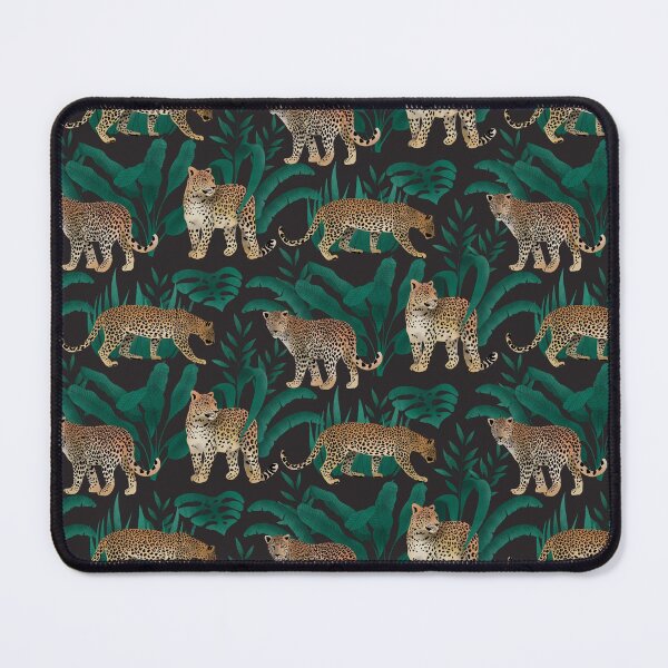 Item preview, Leopard Collection - slate grey and green designed and sold by Hollyroseart.