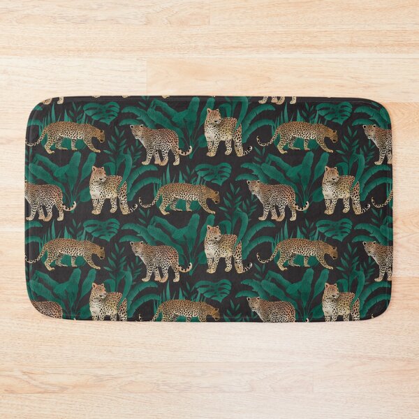 Item preview, Leopard Collection - slate grey and green designed and sold by Hollyroseart.