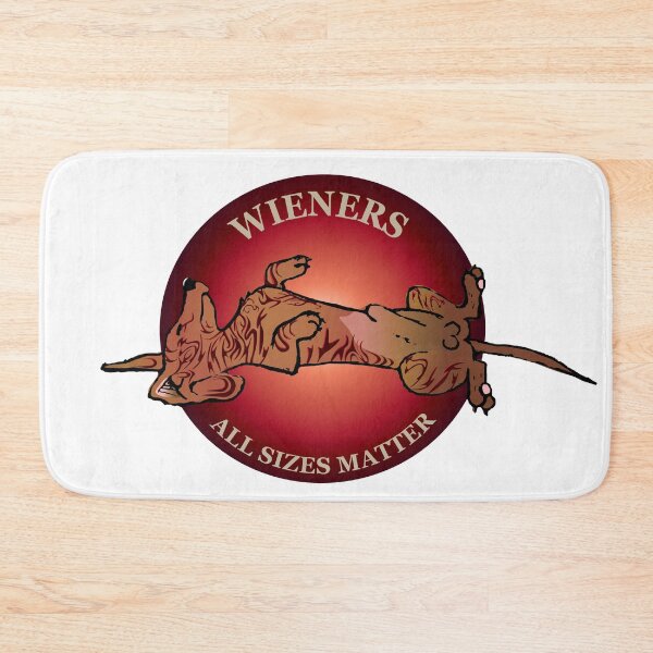Item preview, All Sizes Matter Dachshund Wiener dog designed and sold by EmmyArtkinson .