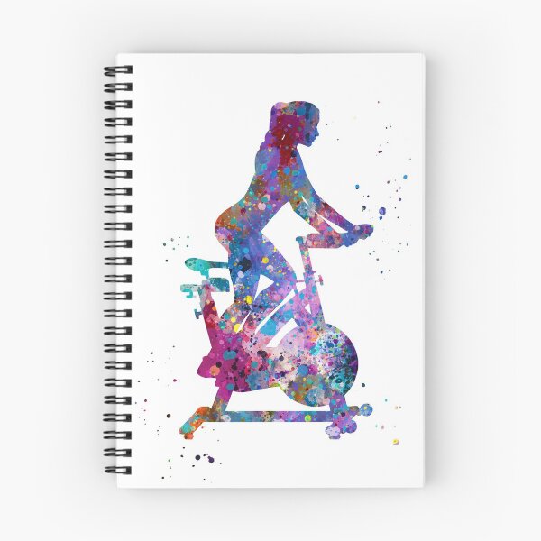 Item preview, Woman on an Exercise Ergometer Bike designed and sold by EvasDreams.