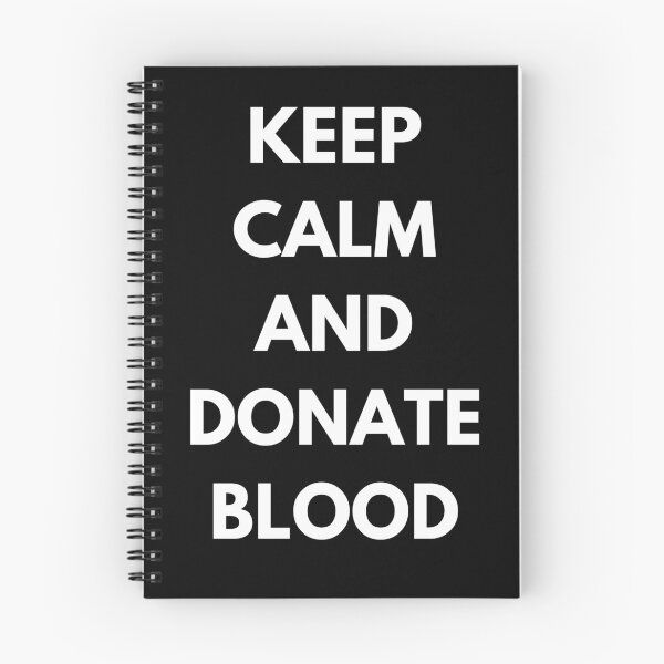 Item preview, Keep Calm And Donate Blood - National Blood Donor Month designed and sold by AwarenessCloud.