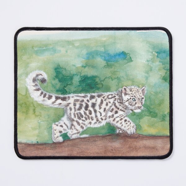 Item preview, Snow Leopard Cub designed and sold by happynaturalist.