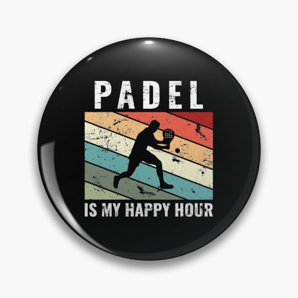 Item preview, Padel is my happy hour Funny Padel designed and sold by Shirt-Kaiser.