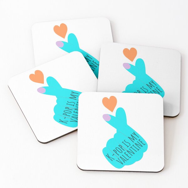 Item preview, K-pop Is My Valentine Finger Heart designed and sold by hanyj732.