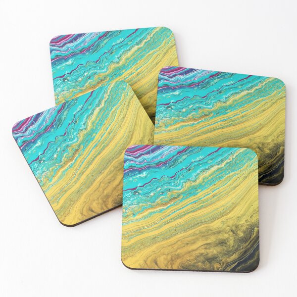 Item preview, Serendipity abstract acrylic on canvas designed and sold by Color Splash Gallery.
