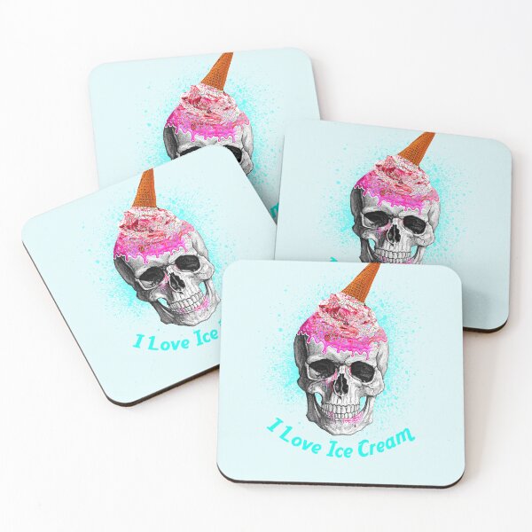 Item preview,   Ice Cream Skull designed and sold by Gothic Fantasy.