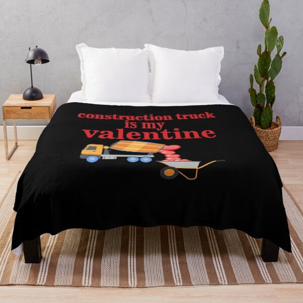 Item preview, construction truck is my valentine designed and sold by binkashop.