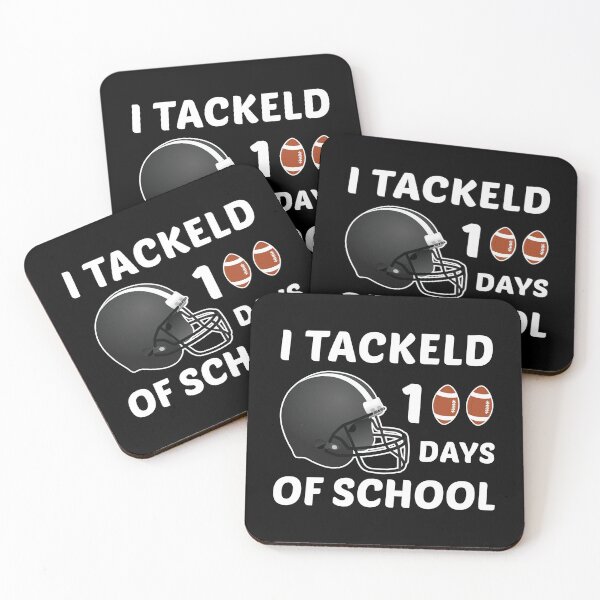 Item preview, I Tackled 100 Days Of School 100th Day Party Football American designed and sold by Luxury-Outfits.