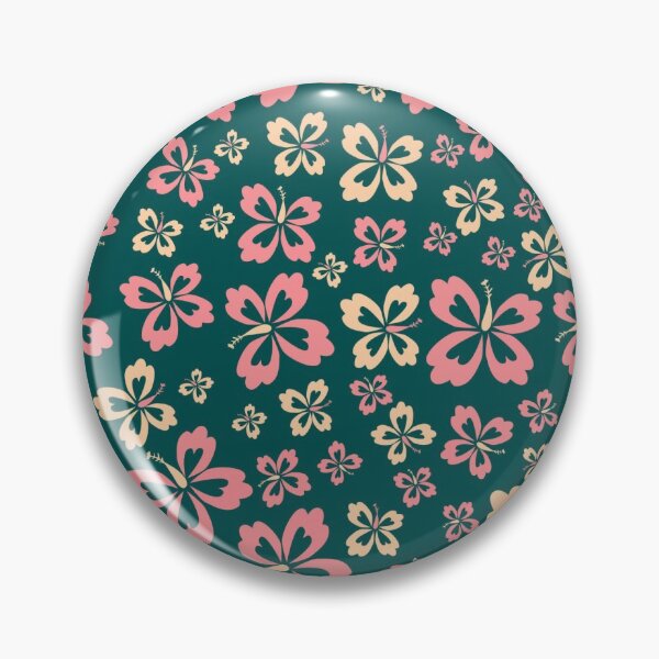 Item preview, Green and Red Lilies Summer Hawaiian Pattern designed and sold by Missing In Art.