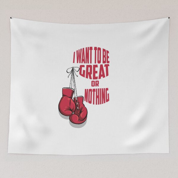 Item preview, i want to be great or nothing Poster designed and sold by Pop-clothes.