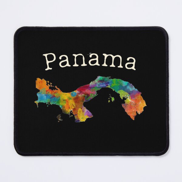 Item preview, Living in Panama Style World of Art Panamanian Watercolor Map  designed and sold by best-of-panama.