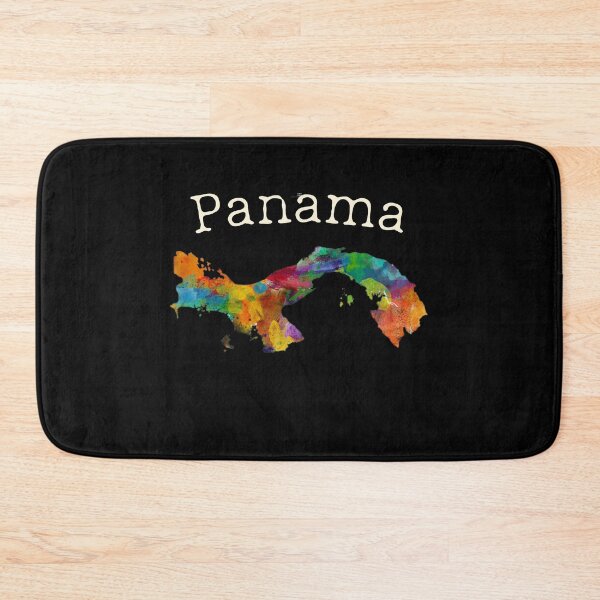 Item preview, Living in Panama Style World of Art Panamanian Watercolor Map  designed and sold by best-of-panama.