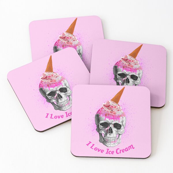 Item preview,  Ice Cream Skull designed and sold by Gothic Fantasy.