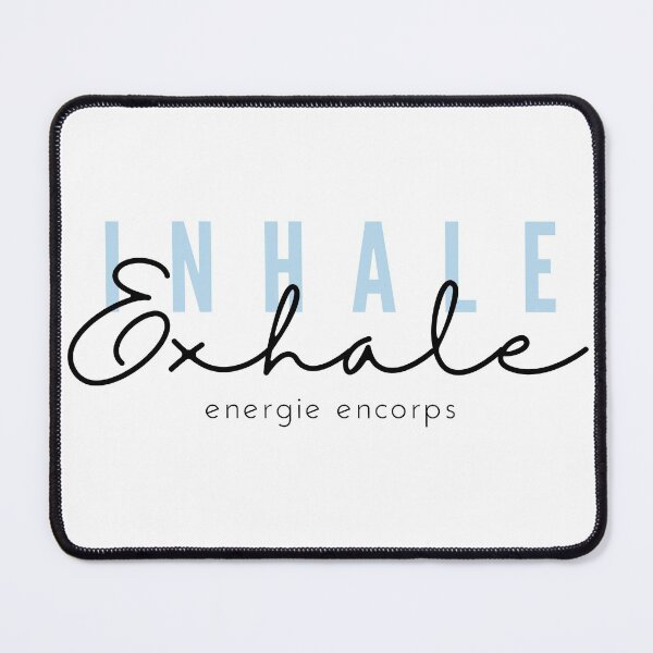 Item preview, inhale + exhale -blue designed and sold by helpingyoushine.