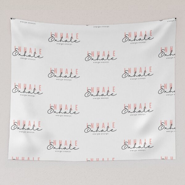 Item preview, inhale + exhale -red designed and sold by helpingyoushine.