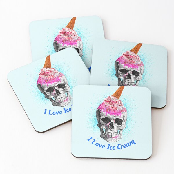 Item preview,    Ice Cream Skull designed and sold by Gothic Fantasy.