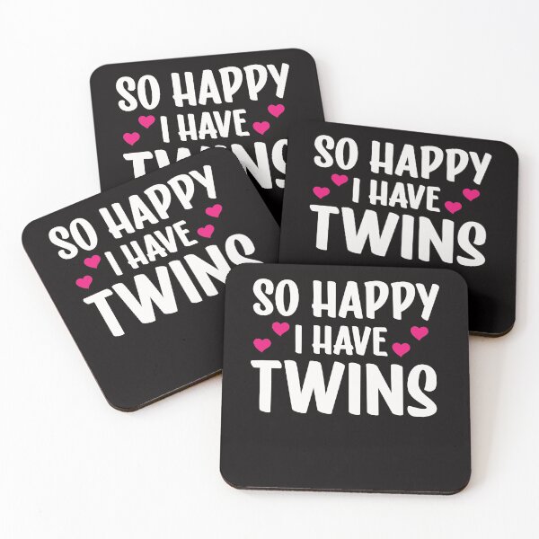 Item preview, So Happy I Have Twins Funny Parent Mom Dad Saying designed and sold by Leader Shirts.